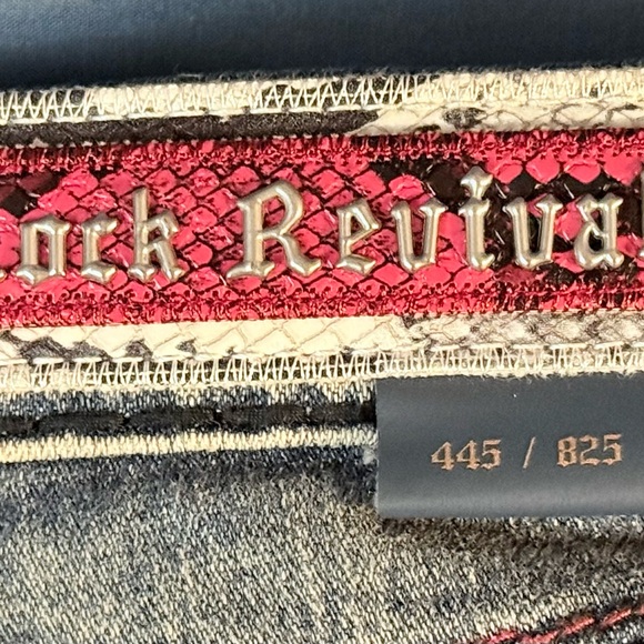 Rock Revival Collector’s Edition #445/825 Carmine Ultra High Rise Skinny Jeans - Picture 8 of 16